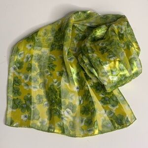 Garden green shimmer romantic women’s neck scarf neck accessory one size